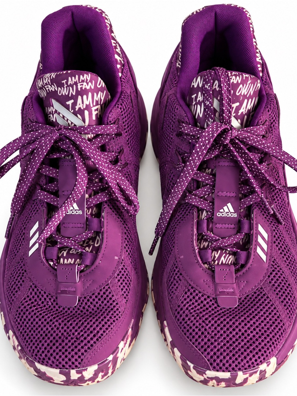 Adidas Dame 7 I Am My Own Fan Glory Purple Basketball Shoes Men’s 12.5